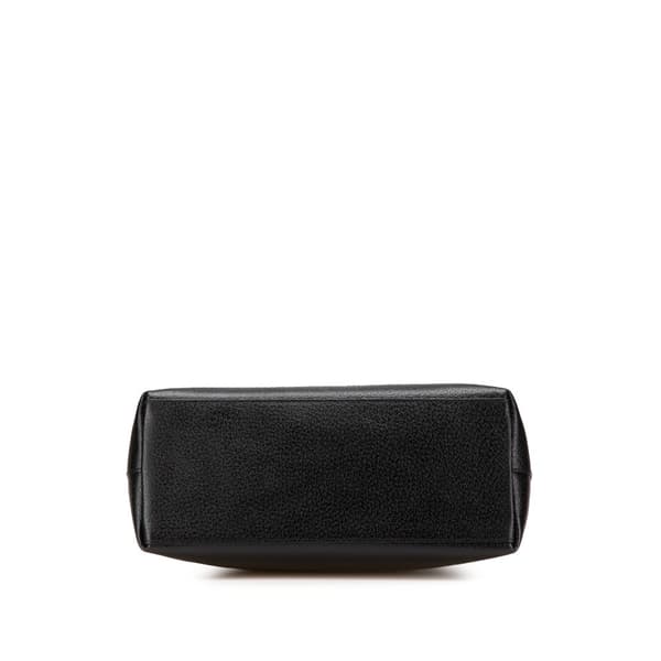 Pre-owned Gucci Bamboo Leather Shoulder Bag Black