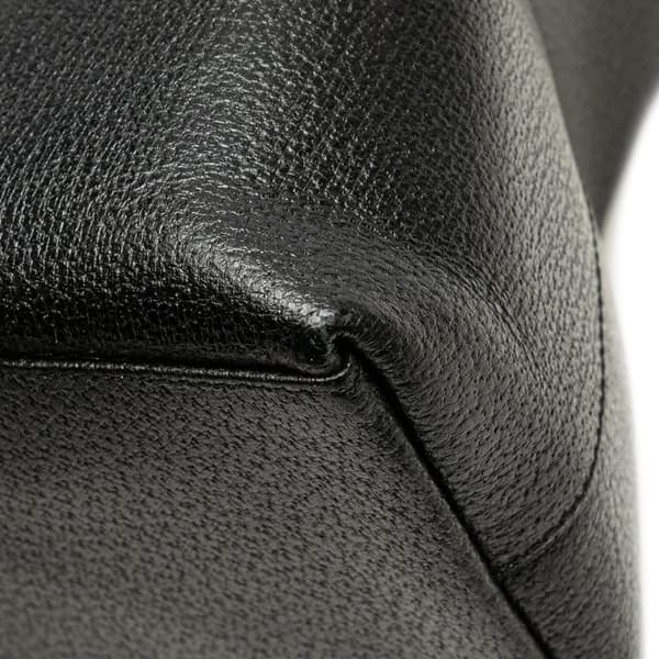 Pre-owned Gucci Bamboo Leather Shoulder Bag Black
