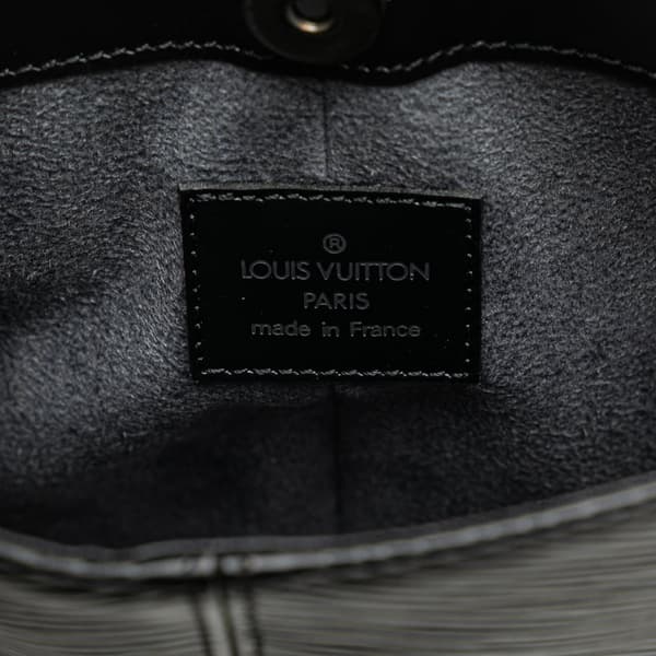 Pre-owned Louis Vuitton Epi Demi Lune Pochette Black