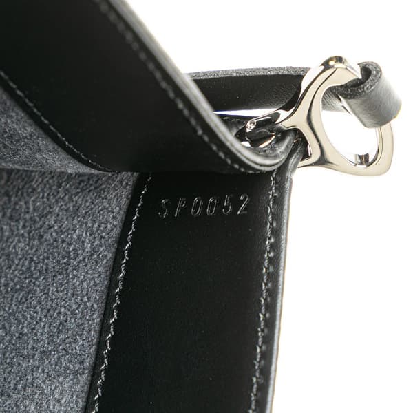 Pre-owned Louis Vuitton Epi Demi Lune Pochette Black