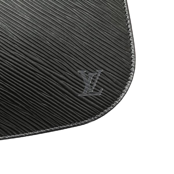 Pre-owned Louis Vuitton Epi Demi Lune Pochette Black