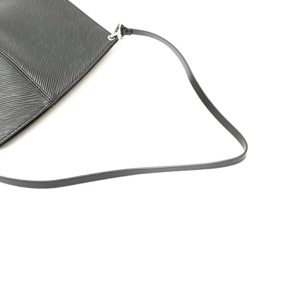 Pre-owned Louis Vuitton Epi Demi Lune Pochette Black