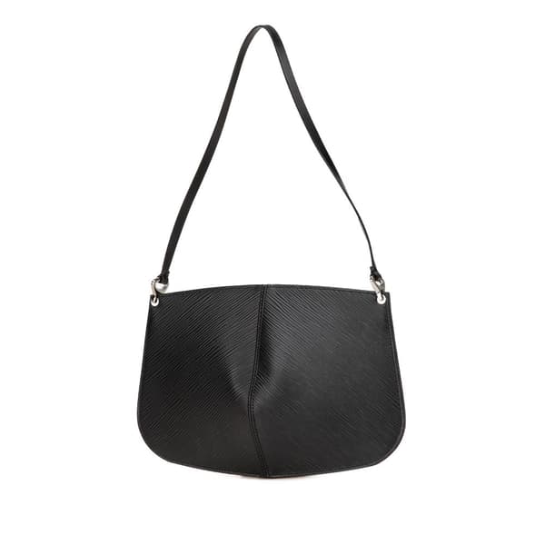 Pre-owned Louis Vuitton Epi Demi Lune Pochette Black