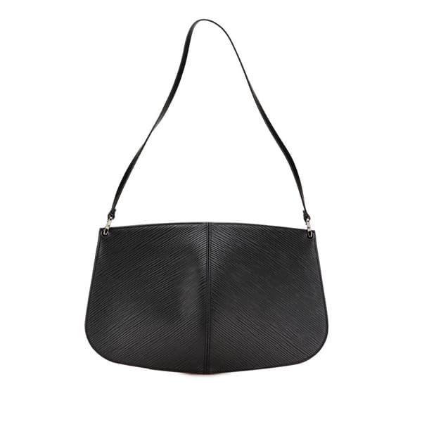 Pre-owned Louis Vuitton Epi Demi Lune Pochette Black