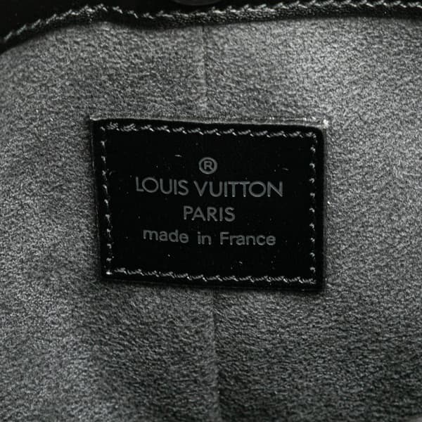 Pre-owned Louis Vuitton Epi Demi Lune Pochette Black