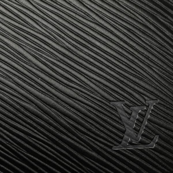 Pre-owned Louis Vuitton Epi Demi Lune Pochette Black