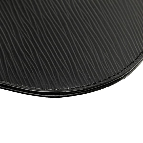 Pre-owned Louis Vuitton Epi Demi Lune Pochette Black