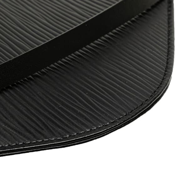 Pre-owned Louis Vuitton Epi Demi Lune Pochette Black