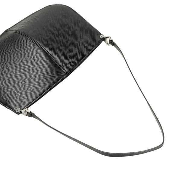 Pre-owned Louis Vuitton Epi Demi Lune Pochette Black