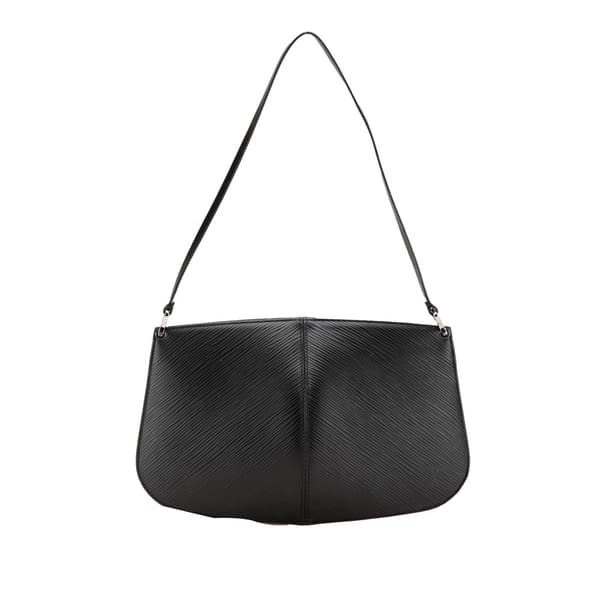 Pre-owned Louis Vuitton Epi Demi Lune Pochette Black