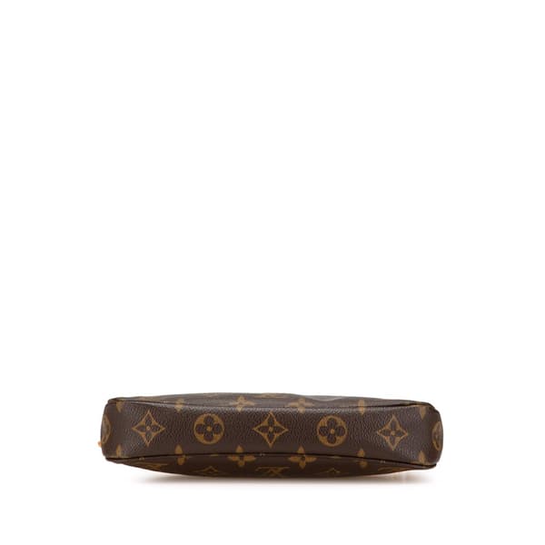 Pre-owned Louis Vuitton Monogram Pochette Accessoires Brown