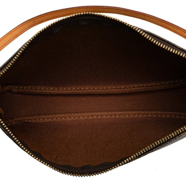 Pre-owned Louis Vuitton Monogram Pochette Accessoires Brown
