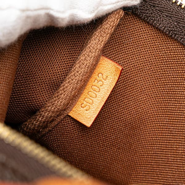 Pre-owned Louis Vuitton Monogram Pochette Accessoires Brown