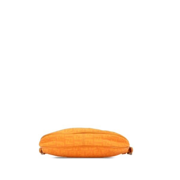 Pre-owned Fendi Zucchino Canvas Hobo Orange