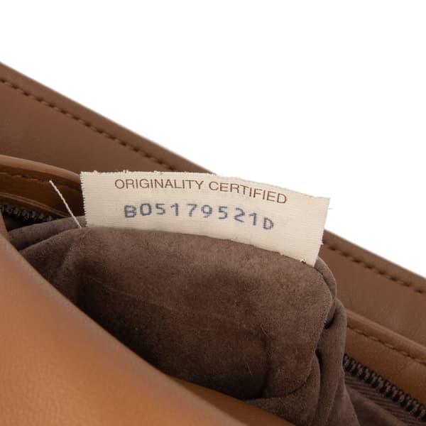 Pre-owned Bottega Veneta Medium Nappa Intrecciato Olimpia Shoulder Bag Brown