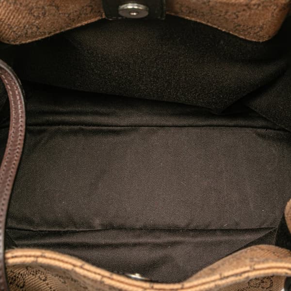 Pre-owned Gucci GG Canvas Shoulder Bag Brown