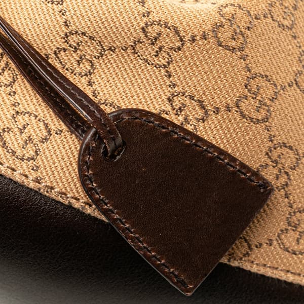 Pre-owned Gucci GG Canvas Shoulder Bag Brown