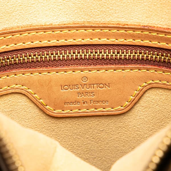 Pre-owned Louis Vuitton Monogram Looping GM Brown