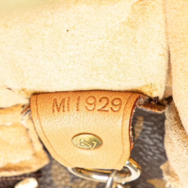Pre-owned Louis Vuitton Monogram Looping GM Brown