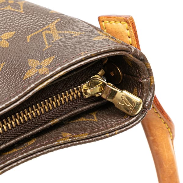 Pre-owned Louis Vuitton Monogram Looping GM Brown