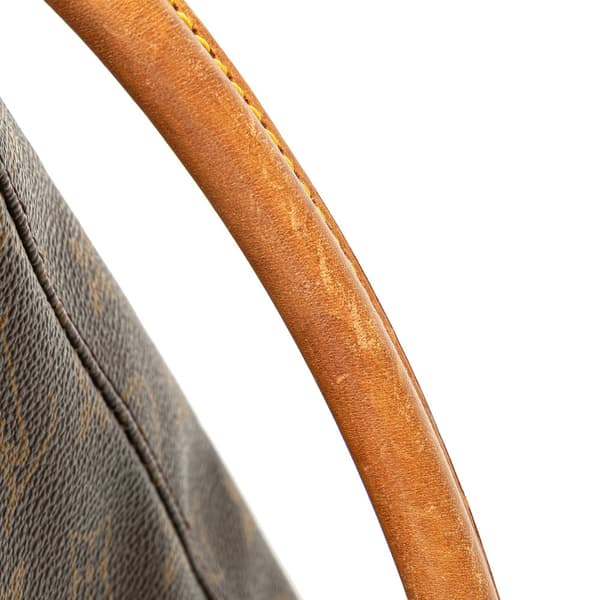 Pre-owned Louis Vuitton Monogram Looping GM Brown