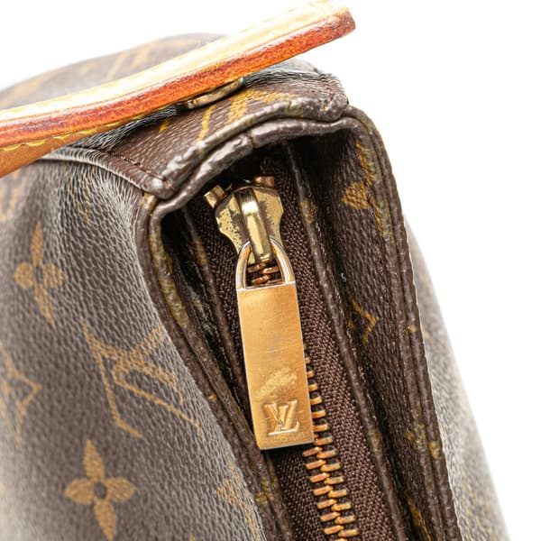 Pre-owned Louis Vuitton Monogram Looping MM Brown