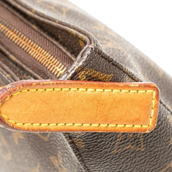 Pre-owned Louis Vuitton Monogram Looping MM Brown