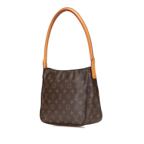 Pre-owned Louis Vuitton Monogram Looping MM Brown
