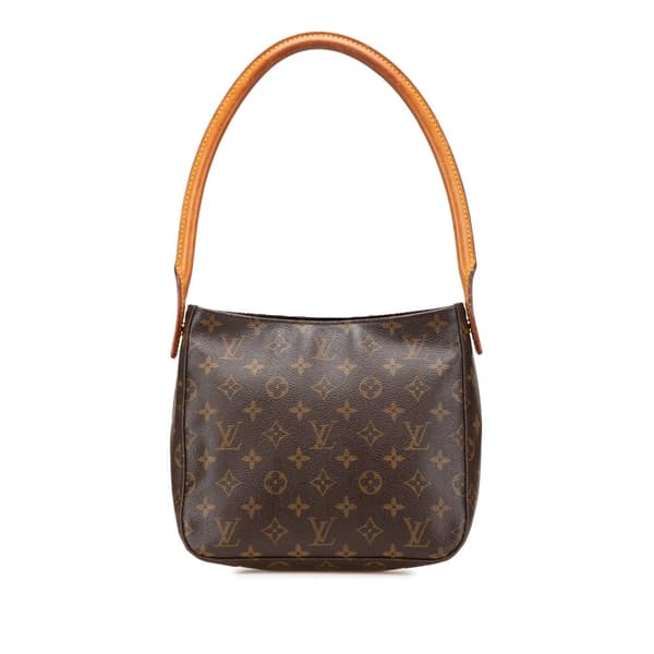Pre-owned Louis Vuitton Monogram Looping MM Brown