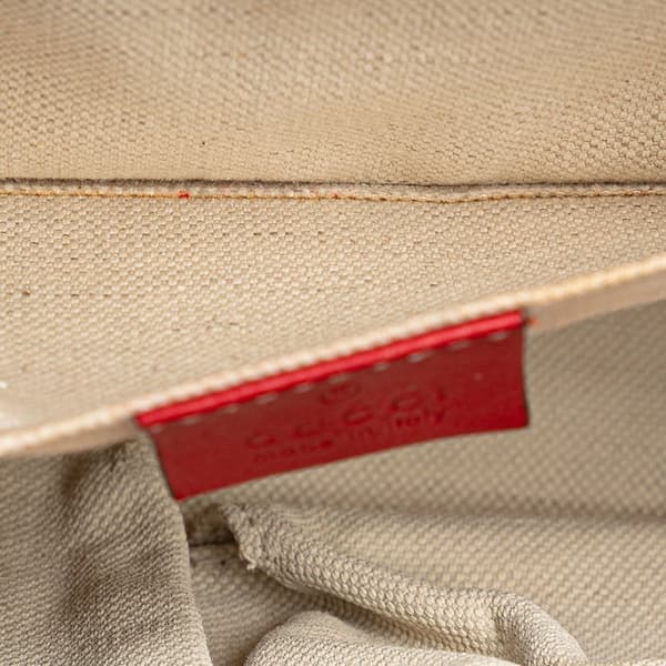 Pre-owned Gucci Medium Microguccissima Emily Shoulder Bag Red