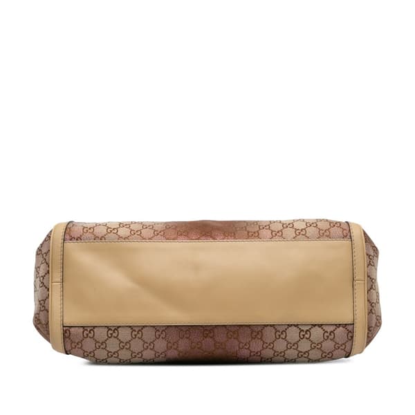 Pre-owned Gucci GG Lurex Scarlett Shoulder Bag Brown