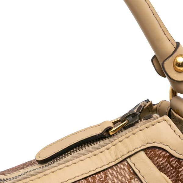 Pre-owned Gucci GG Lurex Scarlett Shoulder Bag Brown