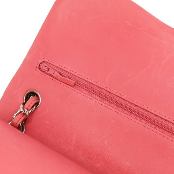 Pre-owned Chanel Jumbo Classic Lambskin Double Flap Pink