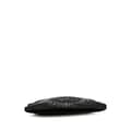 Miniatyrbild 3 av 9: Pre-owned Chanel Satin Diamante Camellia Clutch with Chain Black