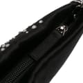 Miniatyrbild 7 av 9: Pre-owned Chanel Satin Diamante Camellia Clutch with Chain Black
