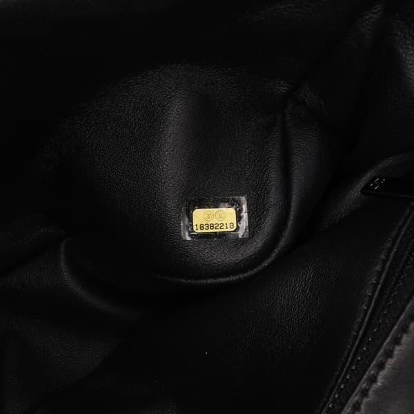 Pre-owned Chanel Medium Classic Bicolor Lambskin Twist Flap Black