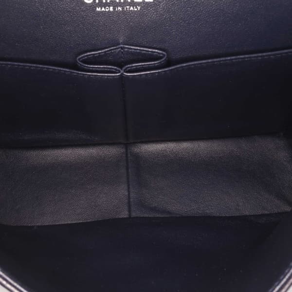 Pre-owned Chanel Jumbo Classic Caviar Double Flap Gray