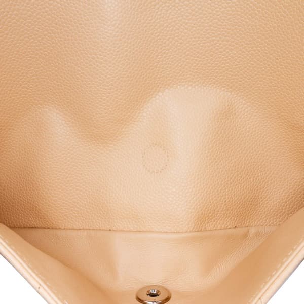 Pre-owned Chanel Jumbo Classic Caviar Double Flap Brown