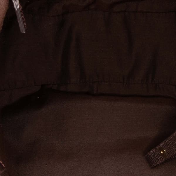 Pre-owned Gucci Leather Horsebit Pelham Shoulder Bag Brown
