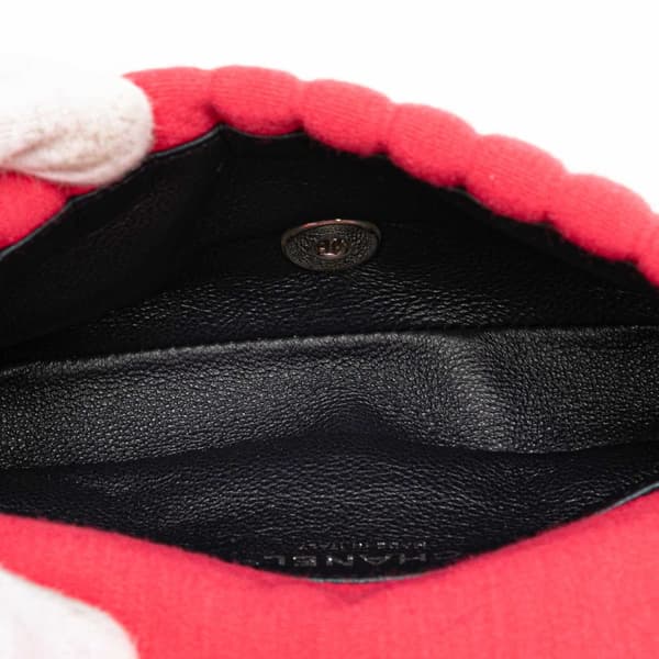 Pre-owned Chanel Mini Vertical Quilted Jersey Single Flap Pink
