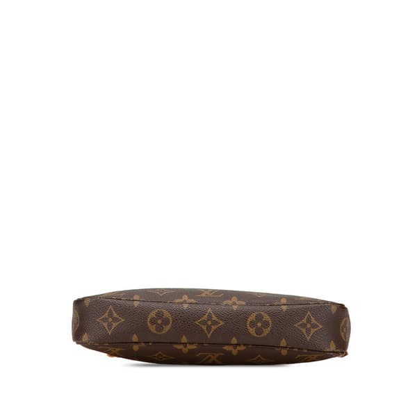 Pre-owned Louis Vuitton Monogram Pochette Accessoires Brown