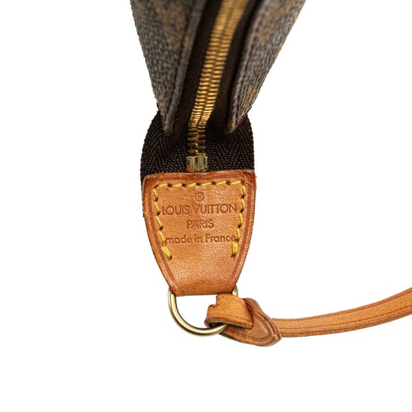 Pre-owned Louis Vuitton Monogram Pochette Accessoires Brown