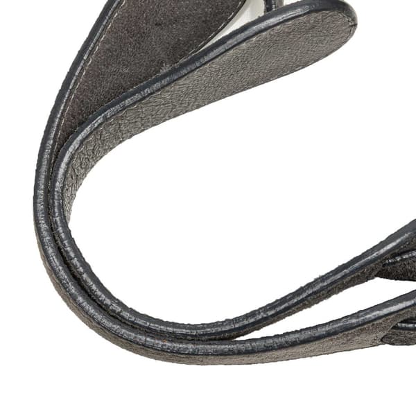 Pre-owned LOEWE Anagram Suede Shoulder Bag Gray