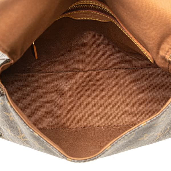Pre-owned Louis Vuitton Monogram Mini Looping Brown