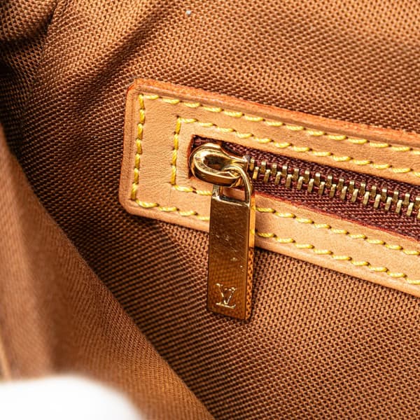 Pre-owned Louis Vuitton Monogram Mini Looping Brown