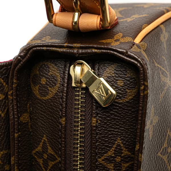 Pre-owned Louis Vuitton Monogram Viva Cite MM Brown