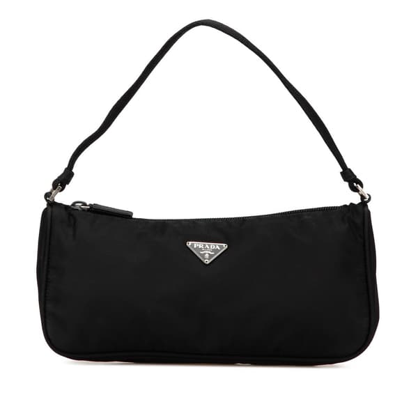 Pre-owned Prada Tessuto Pochette Black