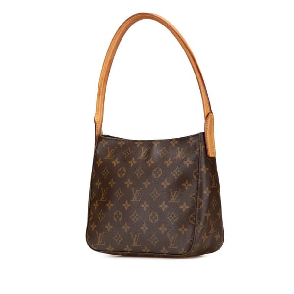 Pre-owned Louis Vuitton Monogram Looping MM Brown
