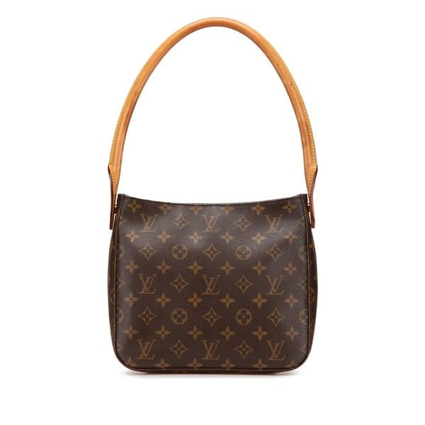 Pre-owned Louis Vuitton Monogram Looping MM Brown