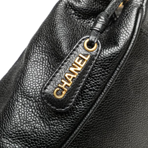 Pre-owned Chanel Triple CC Caviar Shoulder Bag Black